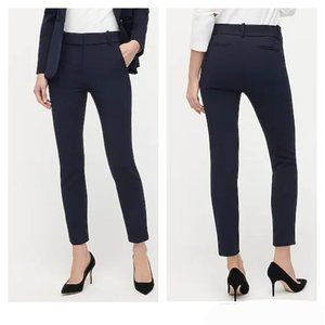 J. CREW Cameron Slim Crop Pant Four Season Stretch G8547 Blue Women’s Size 0